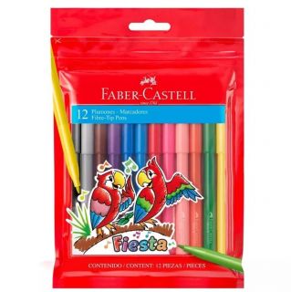 PLUMONES FIESTA 45 ESTUCHE X12