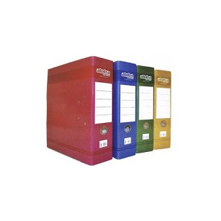 ARCHIVADOR OFICIO L/ ANCHO PLASTIFICADO C/FIL - AMARILLO