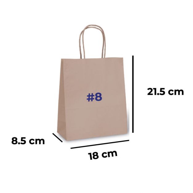 Bolsas kraft t/h 8