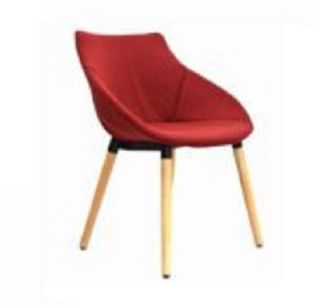SILLA VERO ROJO TAPIZADA