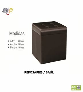 PUFF MULTIPLE: Reposapies y Baul