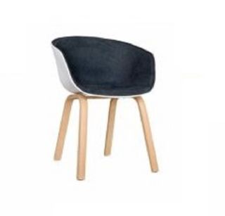 SILLA VOLGA GRIS TAPIZADO