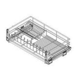 CESTA ORGANIZADORA DE PLATOS PROFESIONAL DE ACERO INOXIDABLE PARA PUERTA
