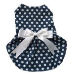 Vestido Bolitas Azul