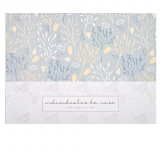 Individuales de mesa - Flores blancas y amarillas