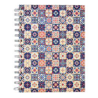 Cuaderno A5 - Mosaicos azules
