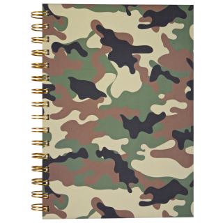 Cuaderno A5 - Camuflado