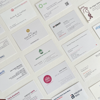 Tarjetas de presentación o visita para empresas