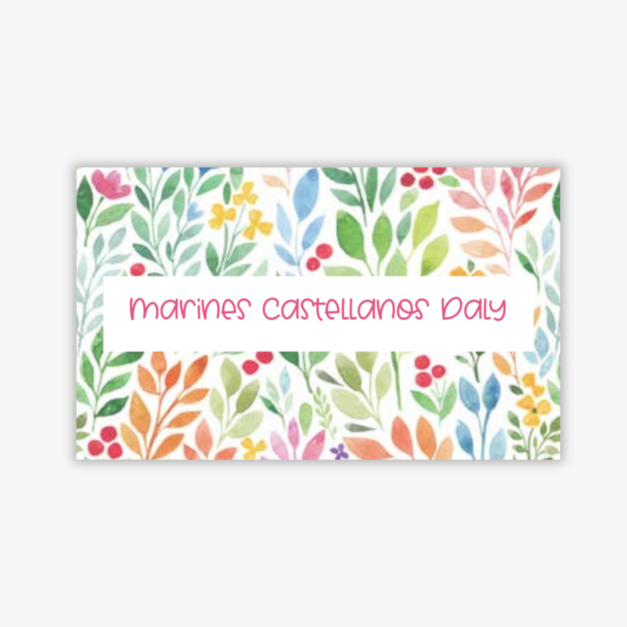 Tarjetas niñas - primavera
