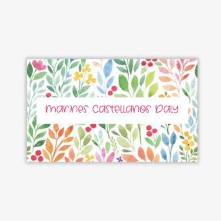 Tarjetas niñas - primavera