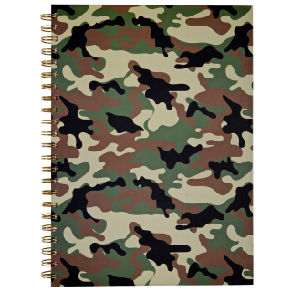 Cuaderno A4 - Camuflado