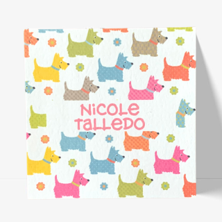Tarjetas niñas - Perritos