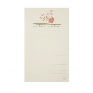 Block de notas - Botánica