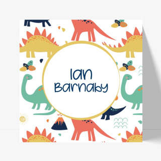 Tarjetas niños - Dinos