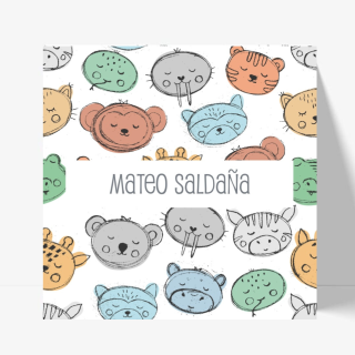 Tarjetas niños - Caritas