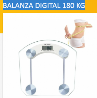 Balanza Digital 180 Kg Controla Tu Peso Y Salud