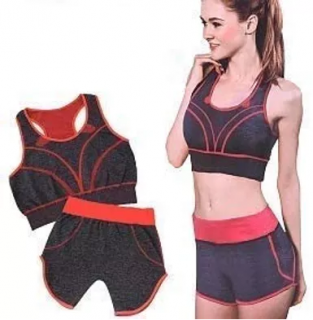 Copper fit yoga wear suit slimming - 2
