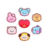 BT21 - Posavasos acrílico con rostro