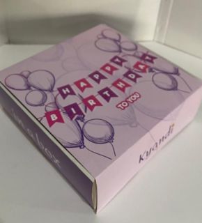 Cajas troqueladas con tapa de armado Automático 18x18x6 cm.