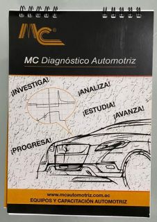 Blocks de notas con anillo métalico 50 hojas