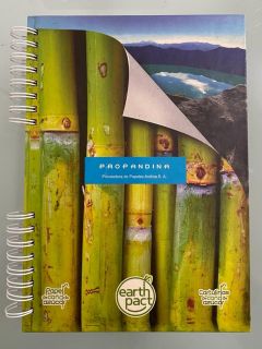 Cuaderno Personalizado anillo metálico 100 Hojas en volúmen Tamaño A5