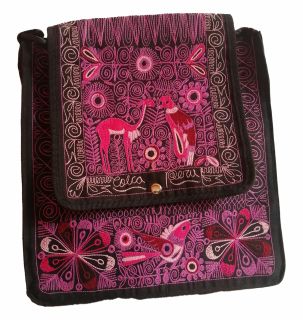 Morral negro y lila