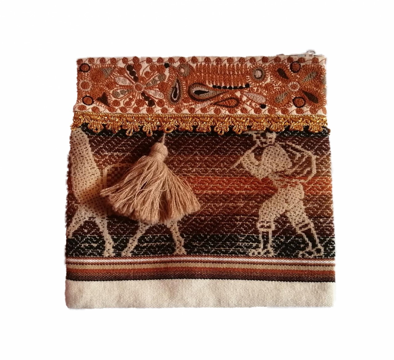 Monedero beige