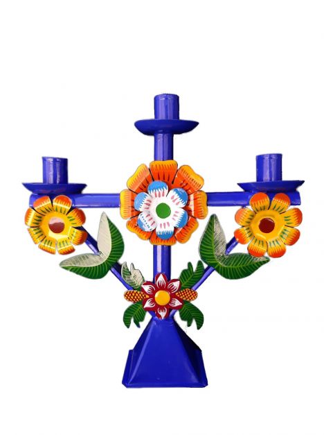 Candelabro azul