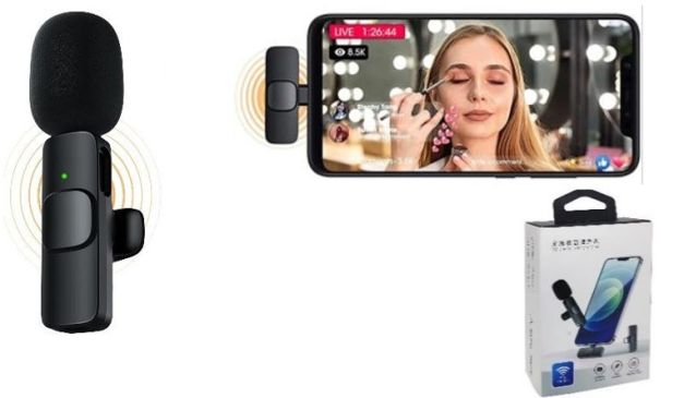 MICROFONO INALAMBRICO SOLAPERO PARA IPHONE, IPAD - MODELO AL-P02