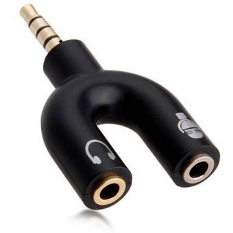 ADAPTADOR 1 PLUG ST 3F 2 JACK ST 3.5MM