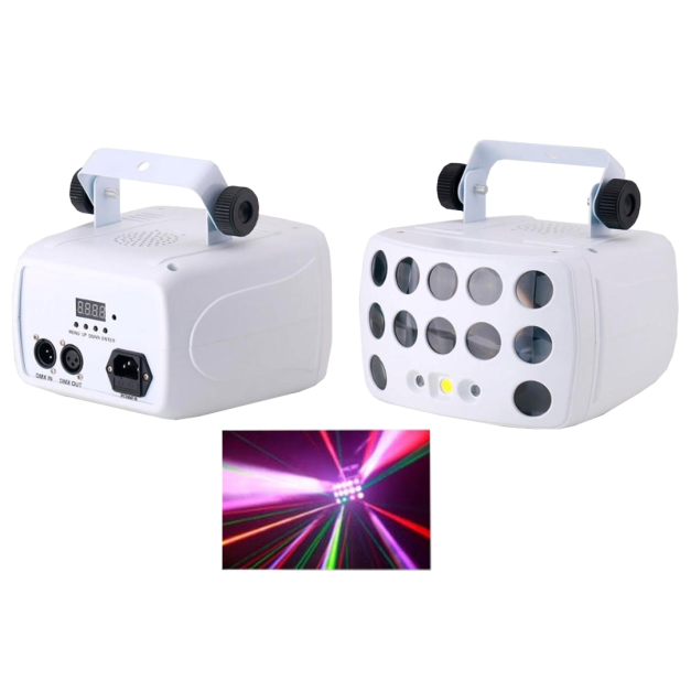 LED DERBY LASER STROBE 3IN1 KTV DISCO PARTY LIGHT MODELO MS-C006