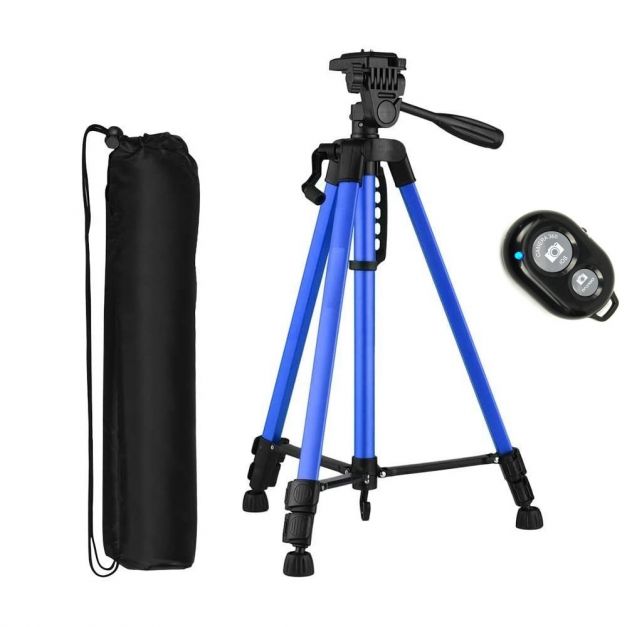 TRIPODE C/DISIPADOR DE BLUETOOTH Y SUJETADOR DE CELULAR ALT. MAX: 1.5MT