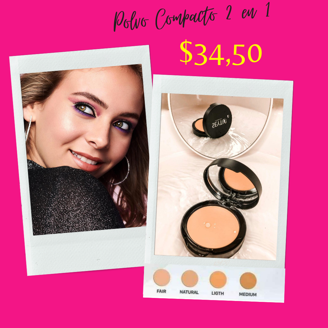MAQUILLAJE COMPACTO 2EN1