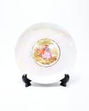 Plato decorativo porcelana nacarada Fragonard por Porzellanmalerei Parbus