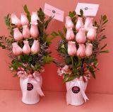 Florero con Rosas