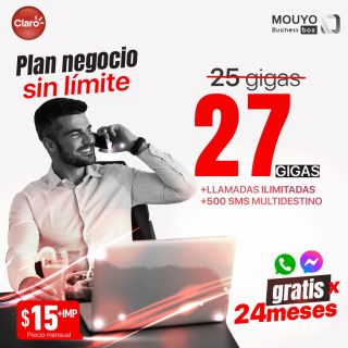 Plan Claro Negocio Sin Límite 15