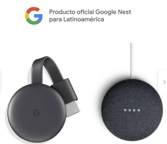 Google Chromecast + Nest Mini negro