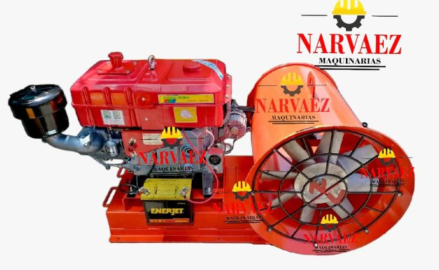Ventilador Minero Axial de 33HP Petrolero JD | 1.000 Metros