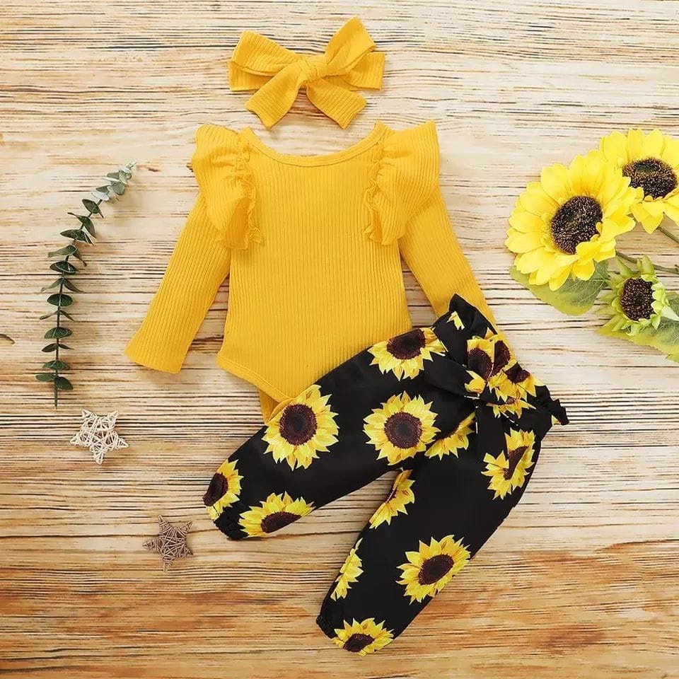 Pantalones Ropa De Girasol Para Bebes Ropa Para Niña De Años