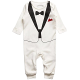 HERMOSO ENTERIZO ELEGANTE BLANCO CON DETALLE ROJO 100463BR