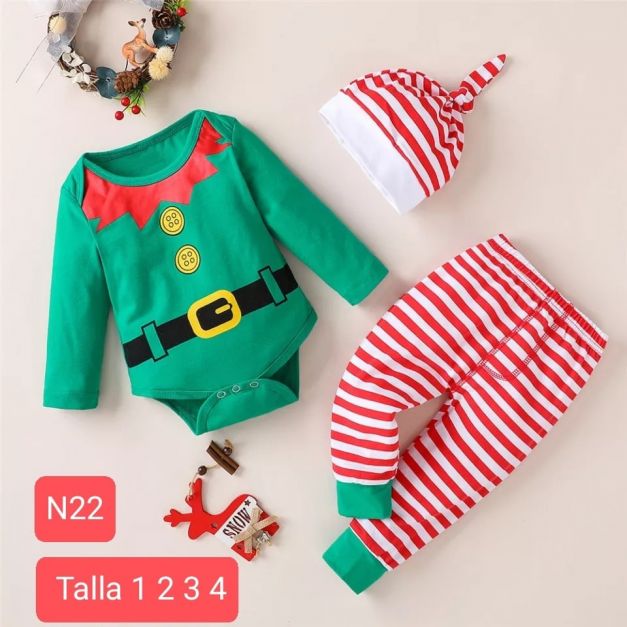 CONJUNTO DUENDE  BEBE NIÑOS CODIGO N22