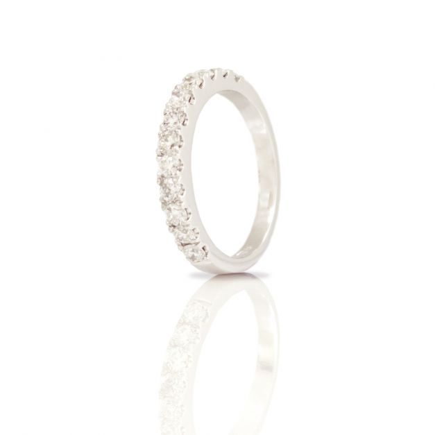 Cintillo de Brillantes Oro blanco