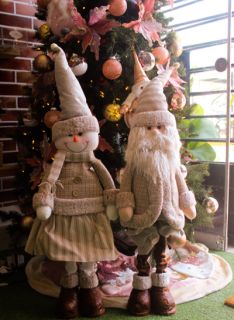 Patilarga Navideño Beige