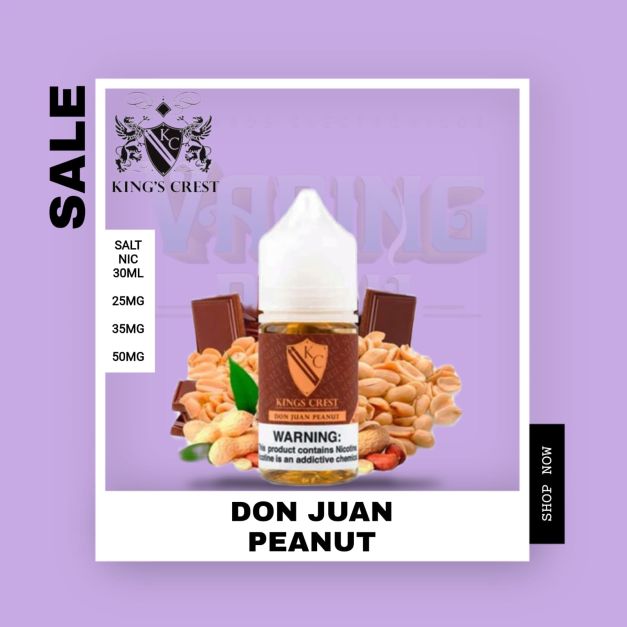 KINGS CREST | DON JUAN PEANUT | SALT NIC 30ML