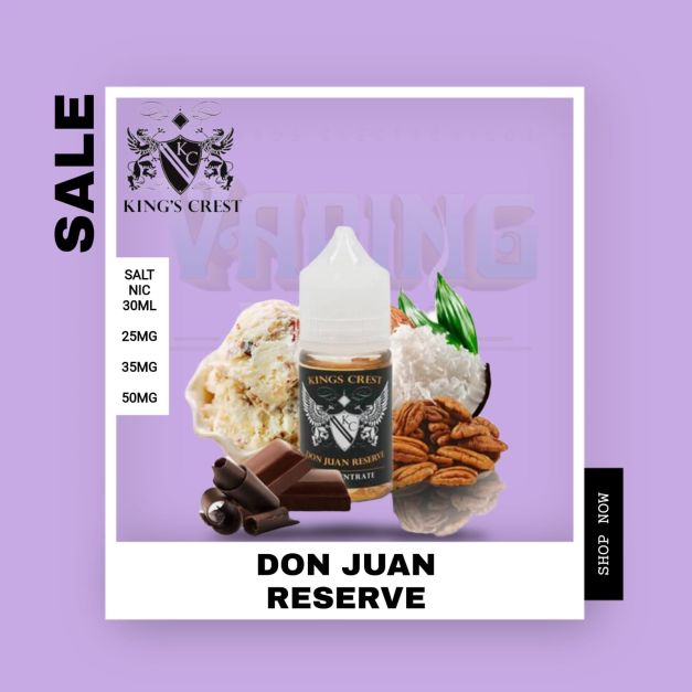 KINGS CREST | DON JUAN RESERVE | SALT NIC 30ML