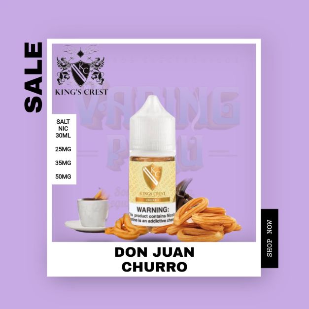 KINGS CREST | DON JUAN CHURRO | SALT NIC 30ML
