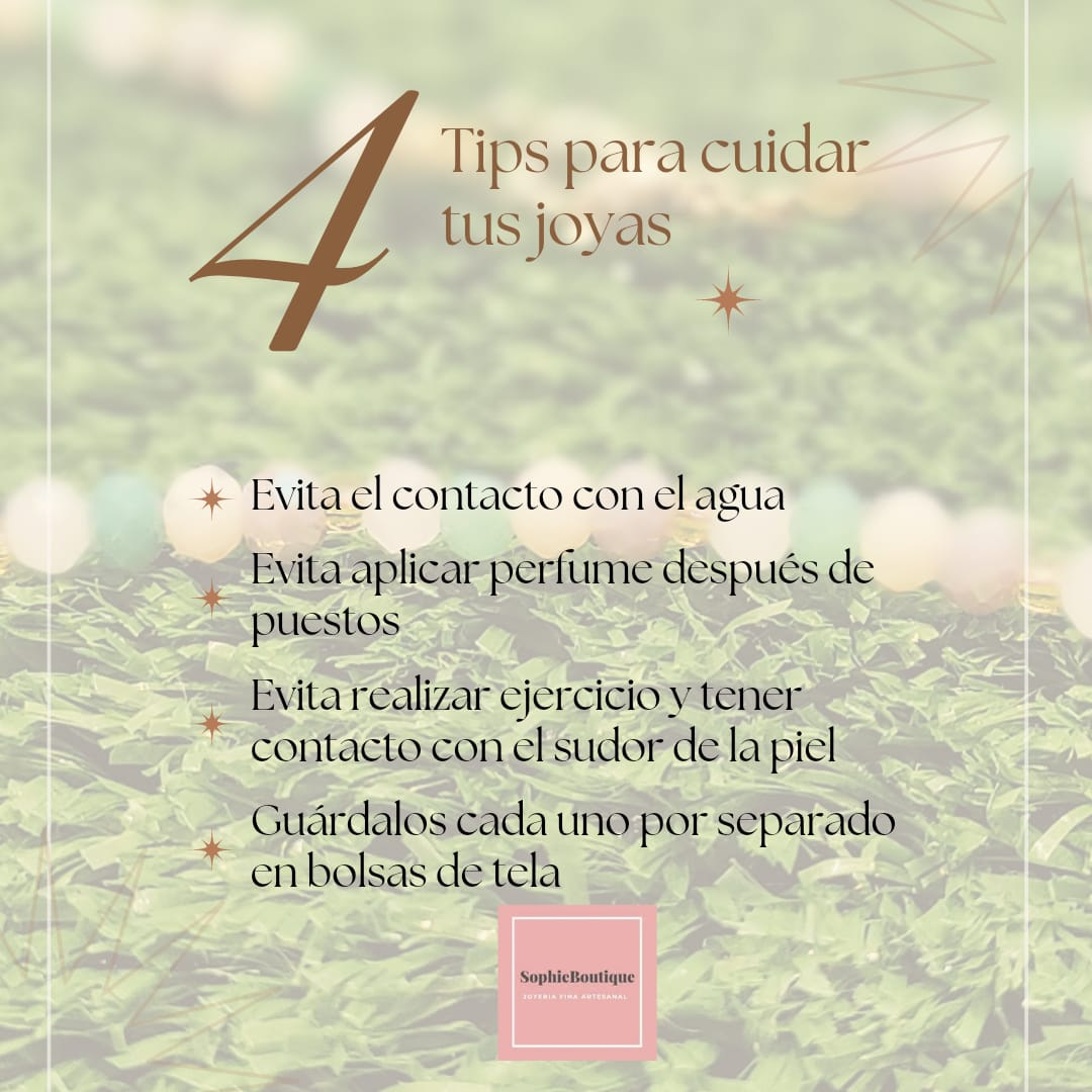 Como cuidar tus joyitas