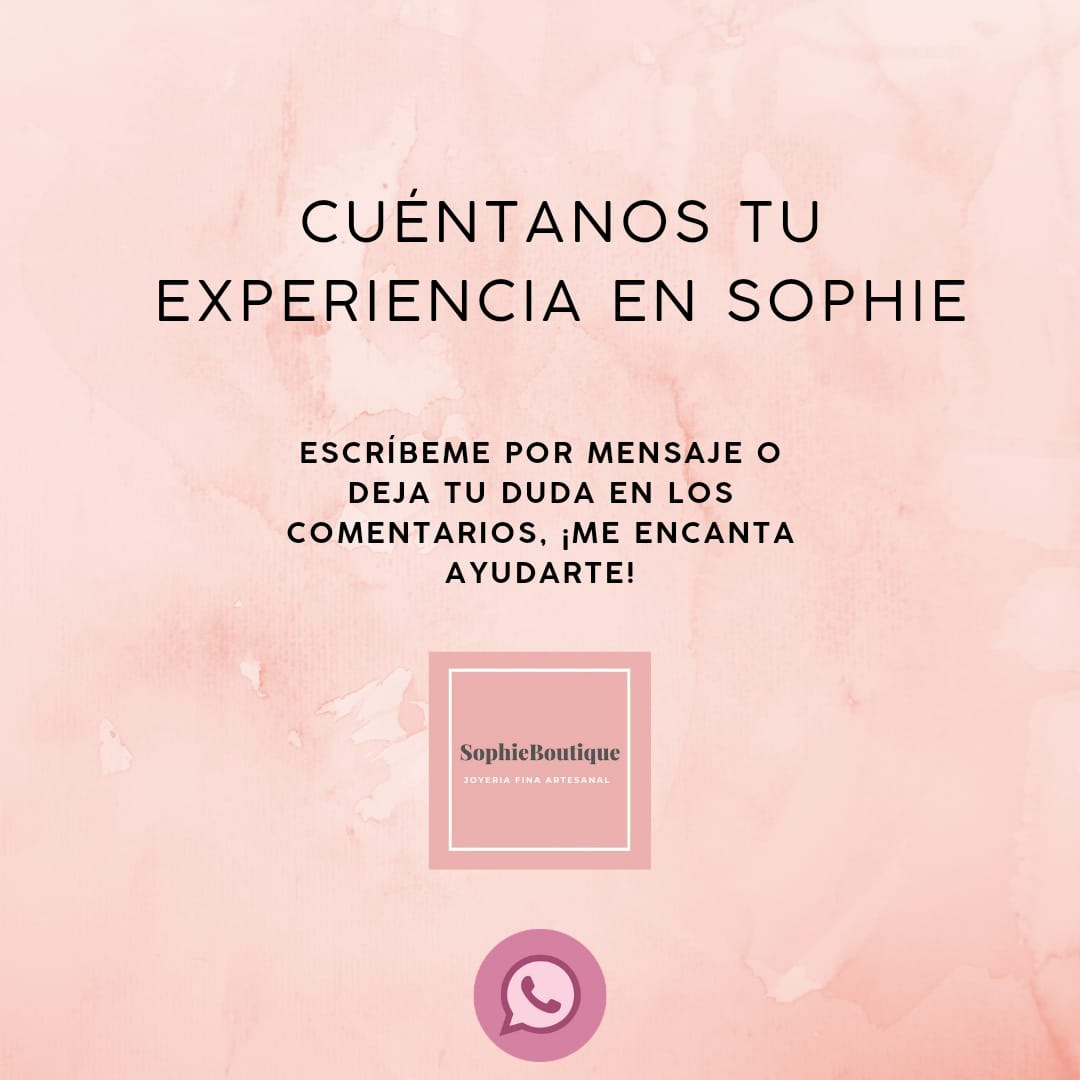 Cuéntanos tu experiencia en Sophie