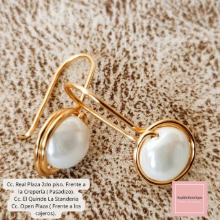 Pendientes Perlas Shell