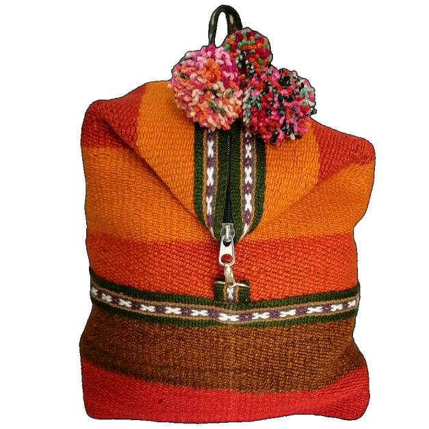Mochila Pañuelo Tejido Cusqueño